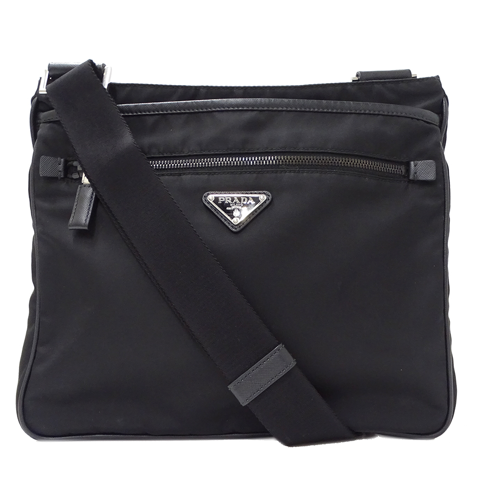 Prada bag shoulder black going crossbody
